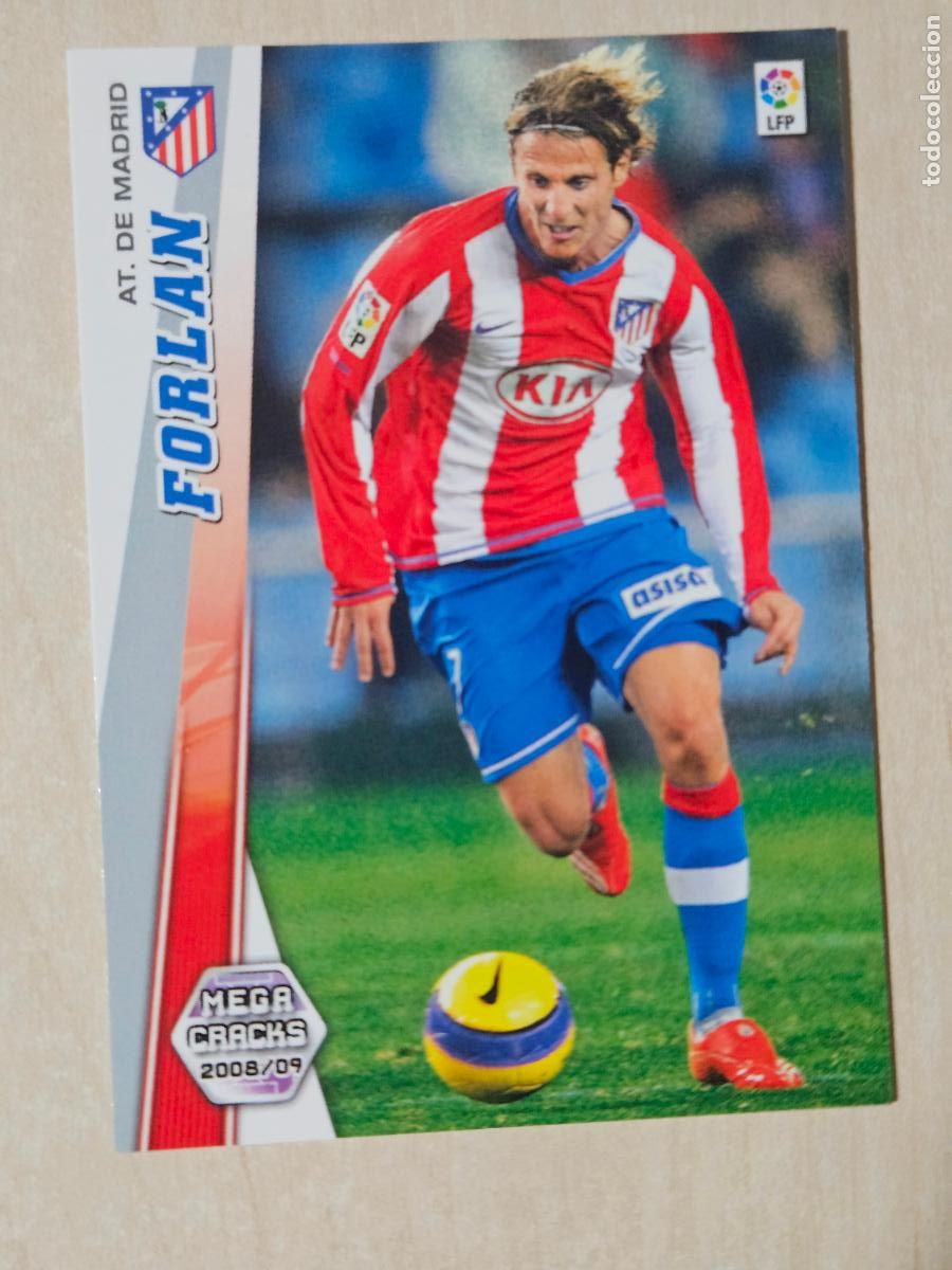 Fu&szlig;ball-Sticker: CROMO N&ordm; 54 FORLAN - MEGACRACKS 2008 09 - ATLETICO DE MADRID