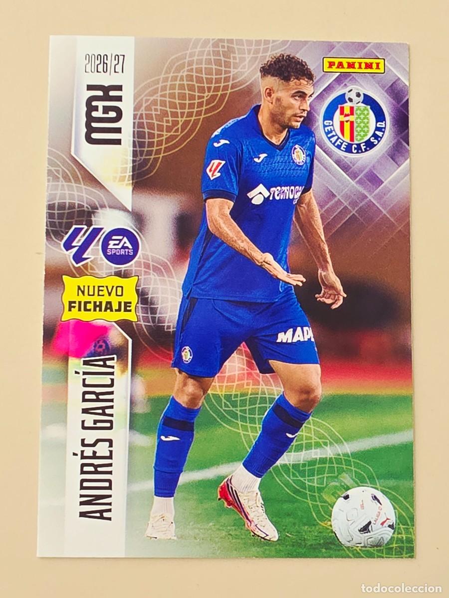 Fu&szlig;ball-Sticker: 474 Andr&eacute;s Garc&iacute;a, Getafe CF, Nuevo Fichaje, Panini Megacracks MGK 2026 2027 26 27