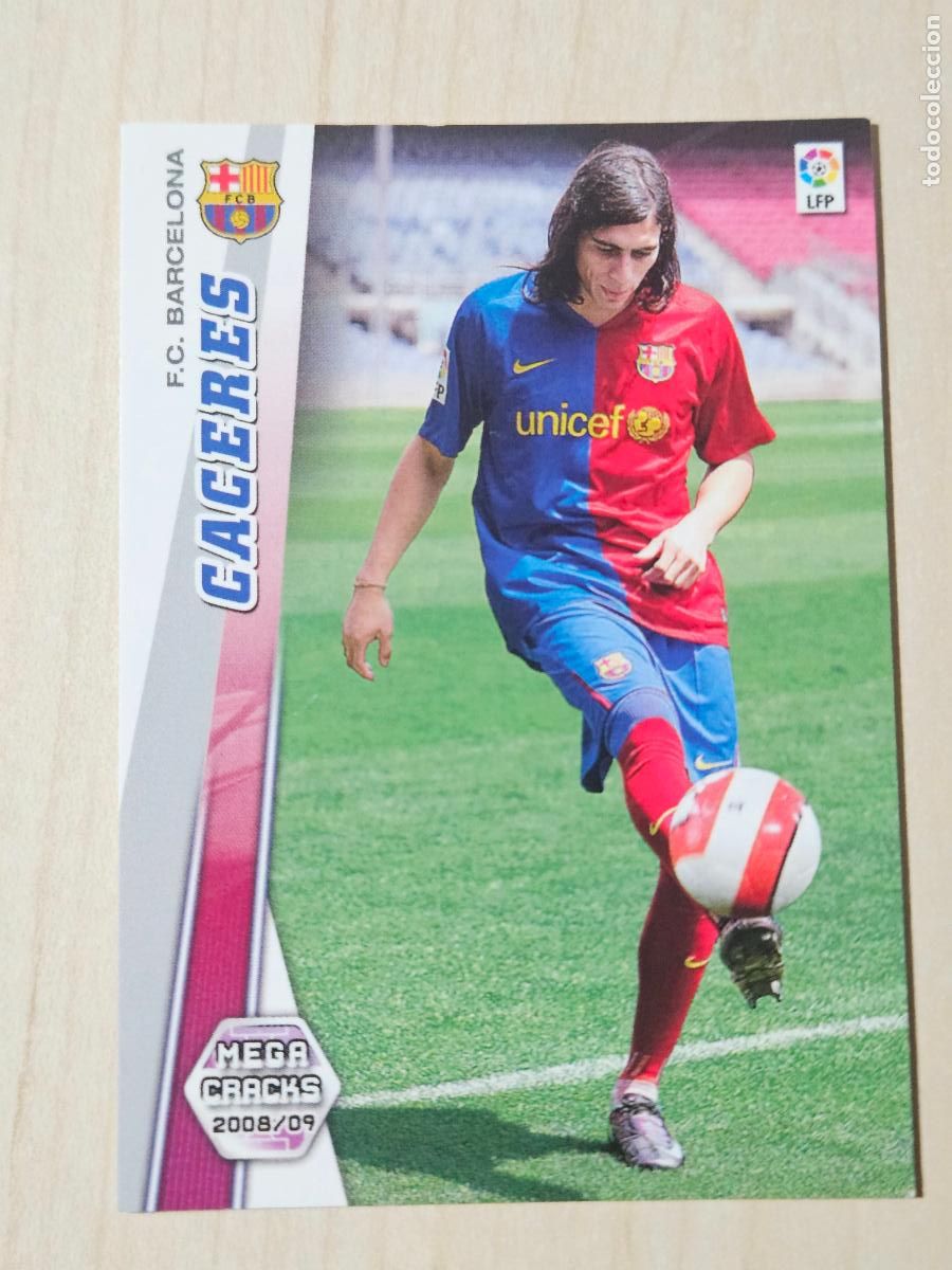 Fu&szlig;ball-Sticker: CROMO N&ordm; 61 CACERES - MEGACRACKS 2008 09 - BARCELONA