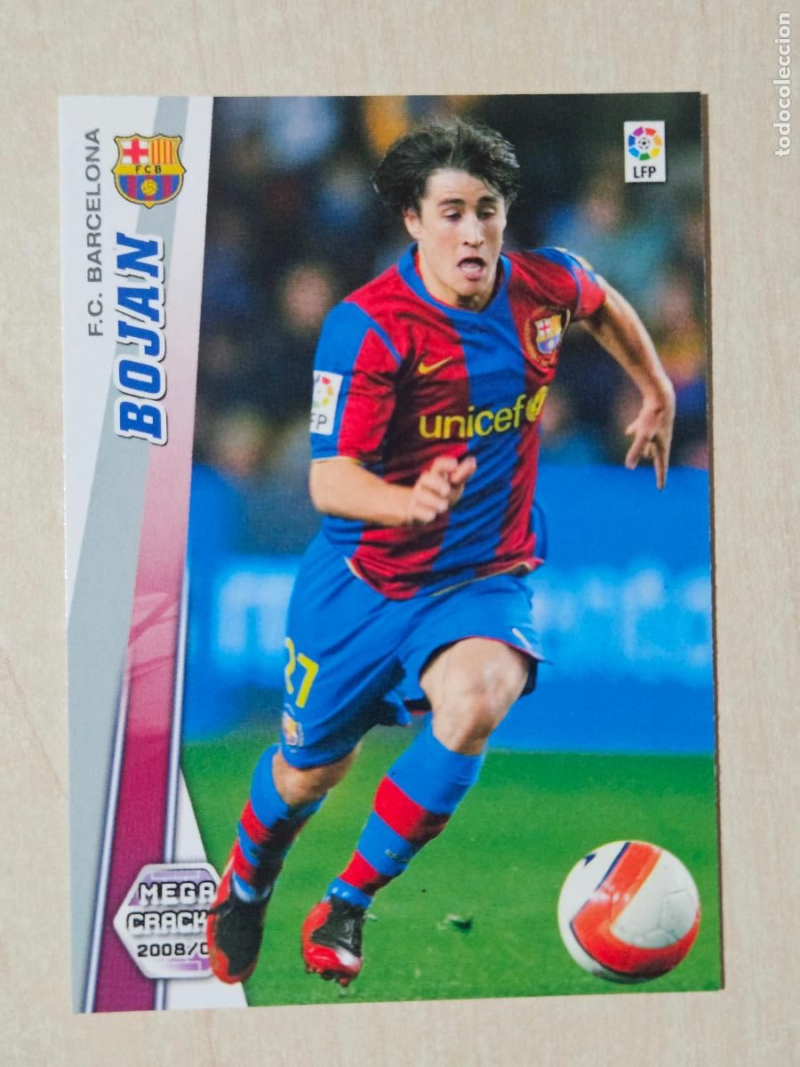 Fu&szlig;ball-Sticker: CROMO N&ordm; 71 BOJAN - MEGACRACKS 2008 09 - BARCELONA