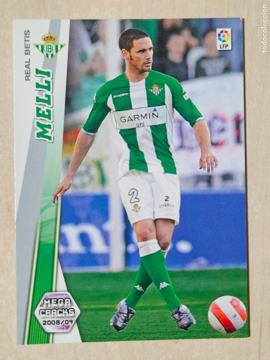 Fu&szlig;ball-Sticker: CROMO N&ordm; 78 MELLI - MEGACRACKS 2008 09 - REAL BETIS