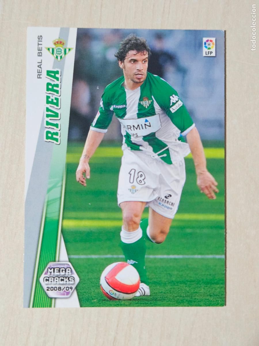 Fu&szlig;ball-Sticker: CROMO N&ordm; 83 RIVERA - MEGACRACKS 2008 09 - REAL BETIS