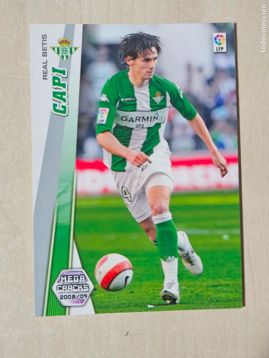 Fu&szlig;ball-Sticker: CROMO N&ordm; 85 CAPI - MEGACRACKS 2008 09 - REAL BETIS