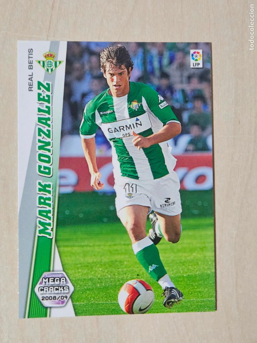 Fu&szlig;ball-Sticker: CROMO N&ordm; 86 MARK GONZALEZ - MEGACRACKS 2008 09 - REAL BETIS