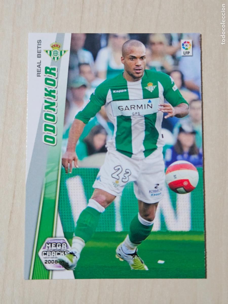 Fu&szlig;ball-Sticker: CROMO N&ordm; 87 ODONKOR - MEGACRACKS 2008 09 - REAL BETIS