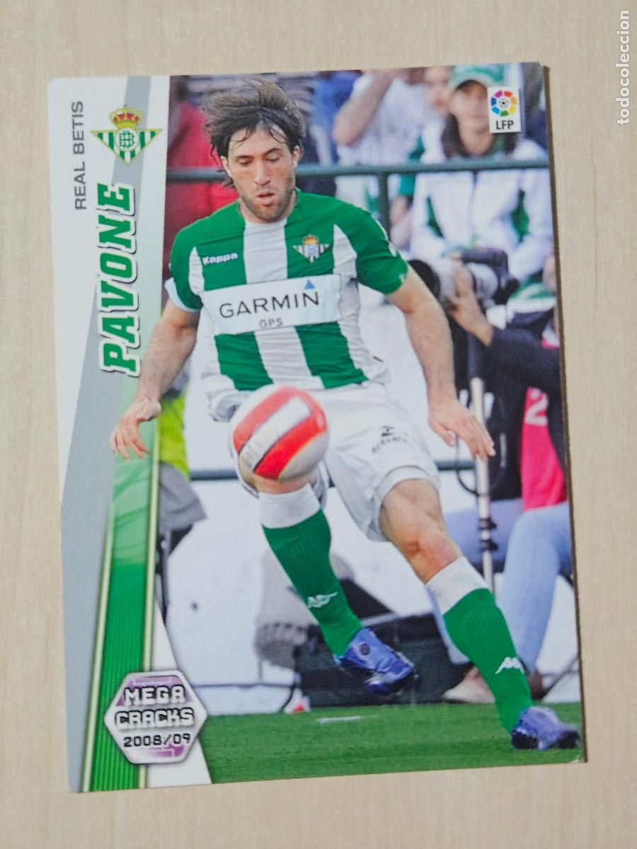 Fu&szlig;ball-Sticker: CROMO N&ordm; 89 PAVONE - MEGACRACKS 2008 09 - REAL BETIS