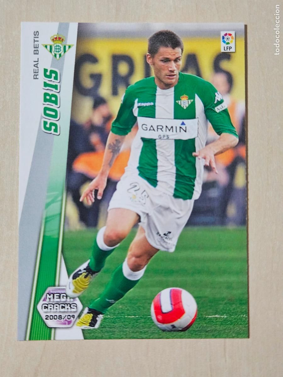 Fu&szlig;ball-Sticker: CROMO N&ordm; 90 SOBIS - MEGACRACKS 2008 09 - REAL BETIS