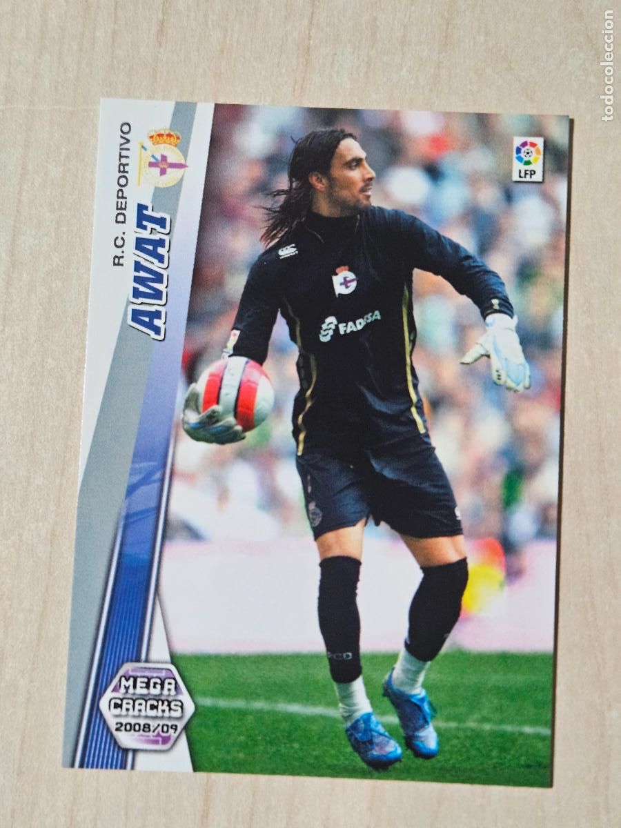 Fu&szlig;ball-Sticker: CROMO N&ordm; 92 AWAT - MEGACRACKS 2008 09 - DEPORTIVO DE LA CORU&Ntilde;A