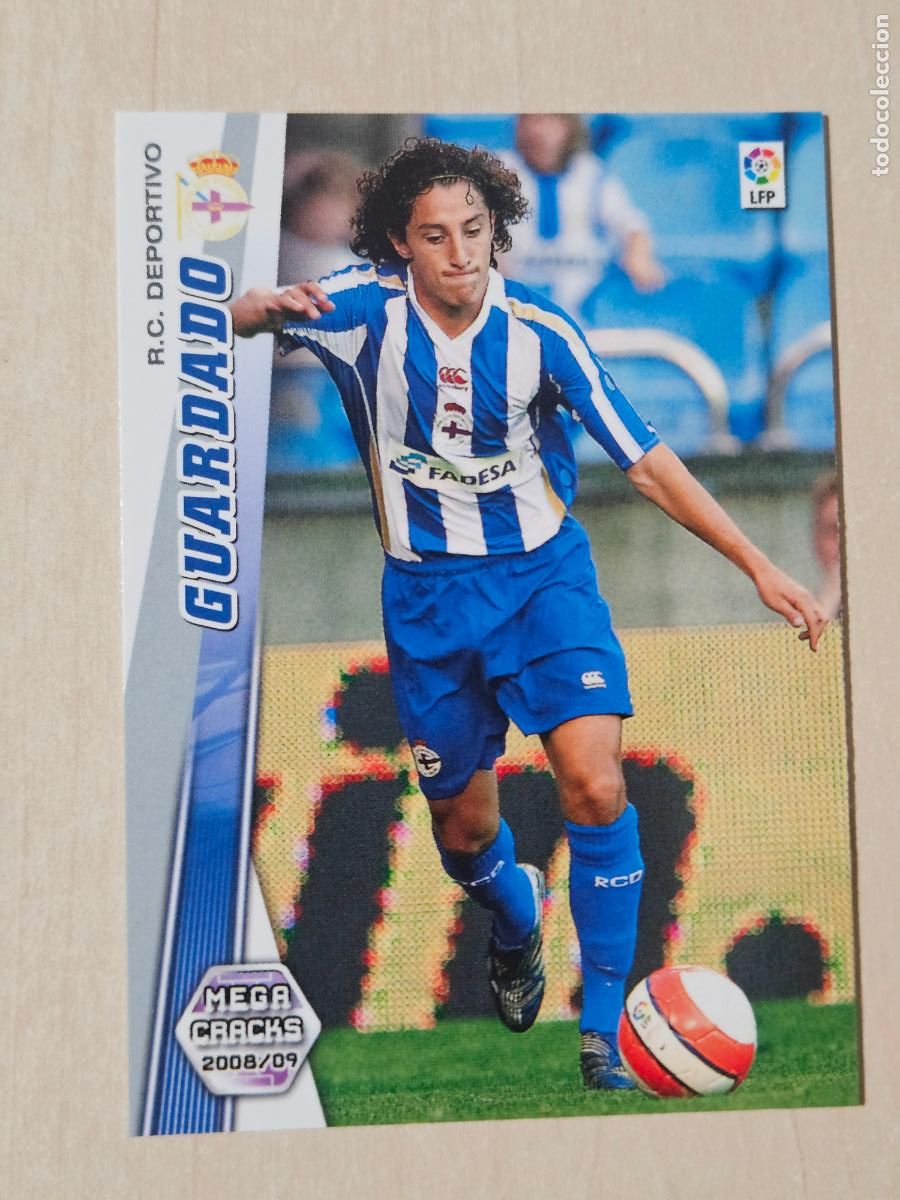 Football Stickers: CROMO N&ordm; 104 GUARDADO - MEGACRACKS 2008 09 - DEPORTIVO DE LA CORU&Ntilde;A