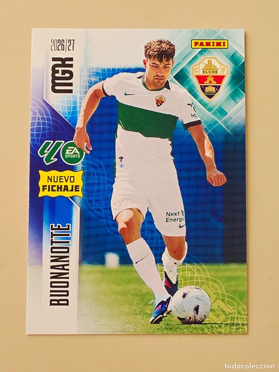 Fu&szlig;ball-Sticker: 480 Facundo Buonanotte, Elche CF, Nuevo Fichaje, Panini Megacracks MGK 2026 2027 26 27