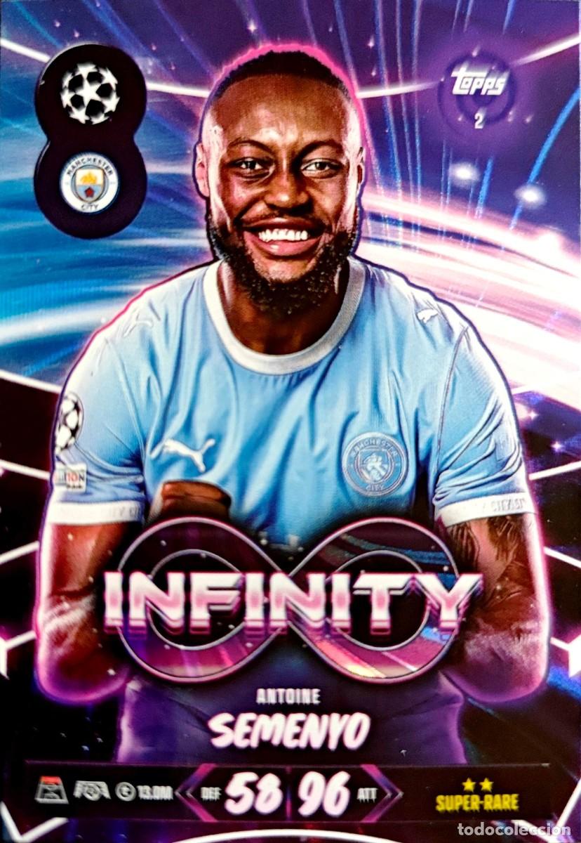 Fu&szlig;ball-Sticker: 2 Antoine Semenyo - Manchester City - INFINITY - TOPPS Match Attax 2026 2027 26 27