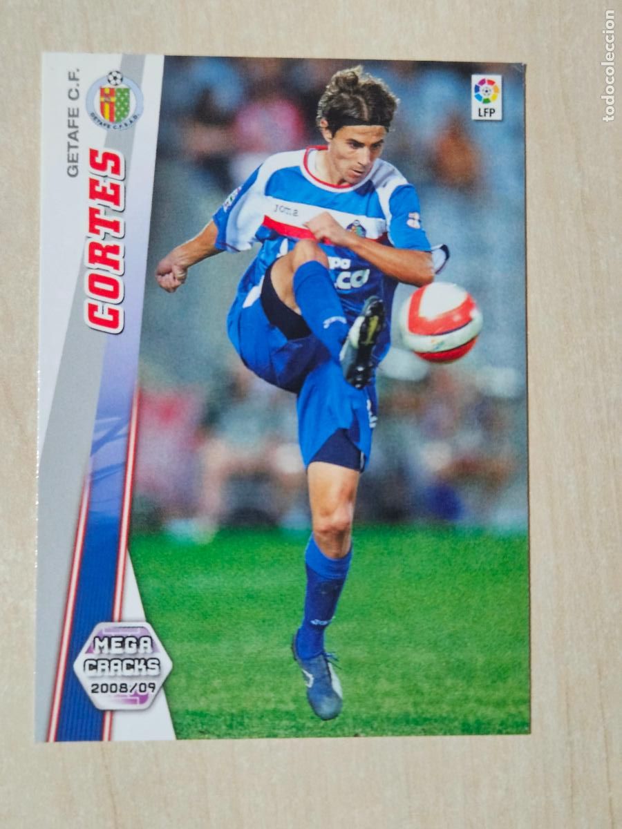 Football Stickers: CROMO N&ordm; 129 CORTES - MEGACRACKS 2008 09 - GETAFE
