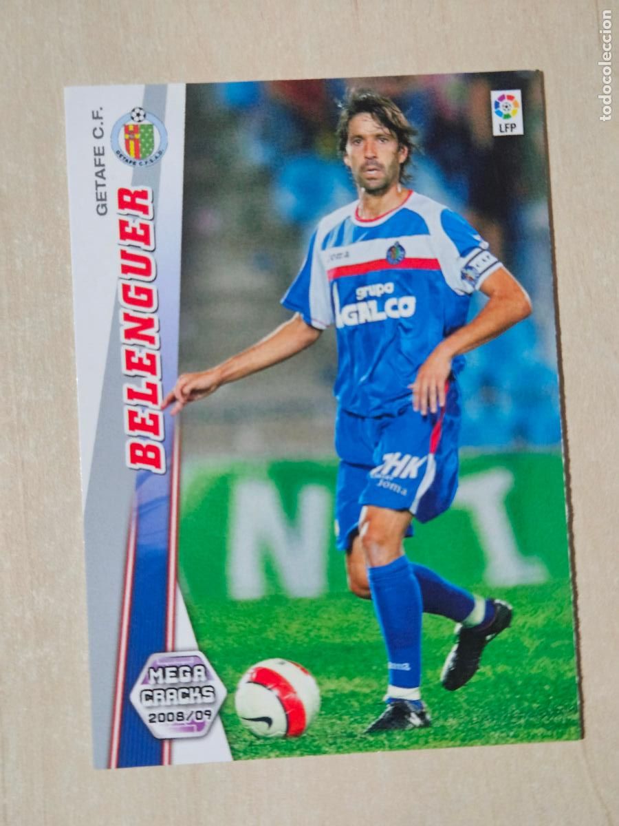 Football Stickers: CROMO N&ordm; 131 BELENGUER - MEGACRACKS 2008 09 - GETAFE