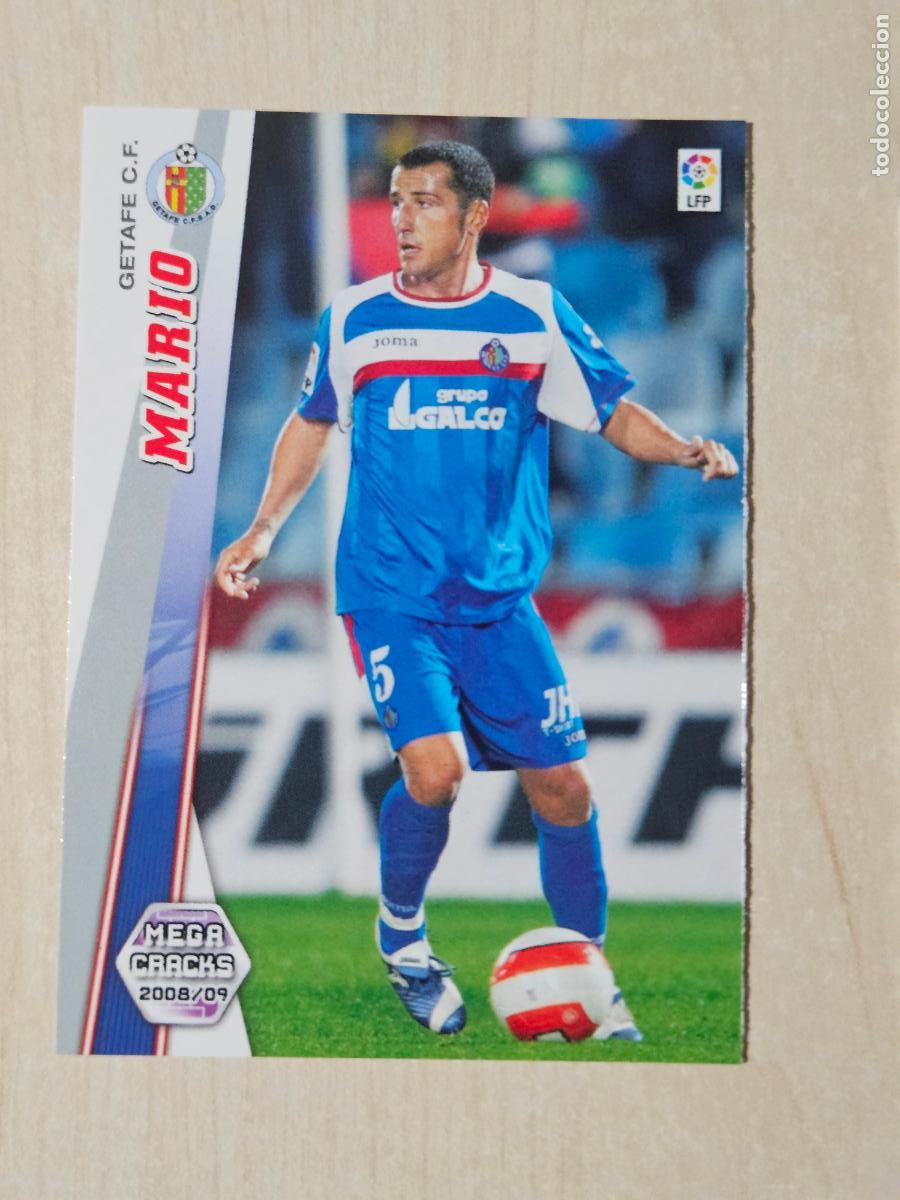 Football Stickers: CROMO N&ordm; 134 MARIO - MEGACRACKS 2008 09 - GETAFE