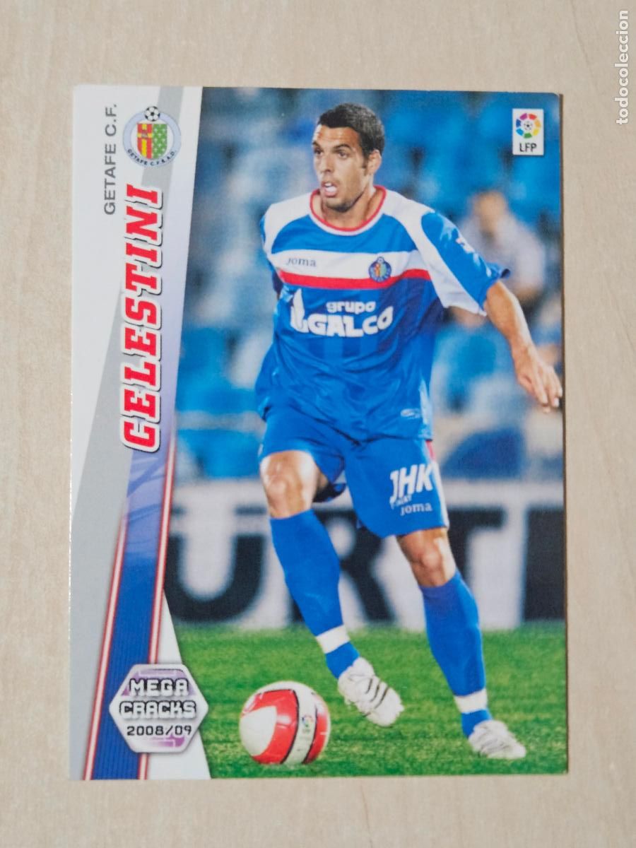 Football Stickers: CROMO N&ordm; 138 CELESTINI - MEGACRACKS 2008 09 - GETAFE