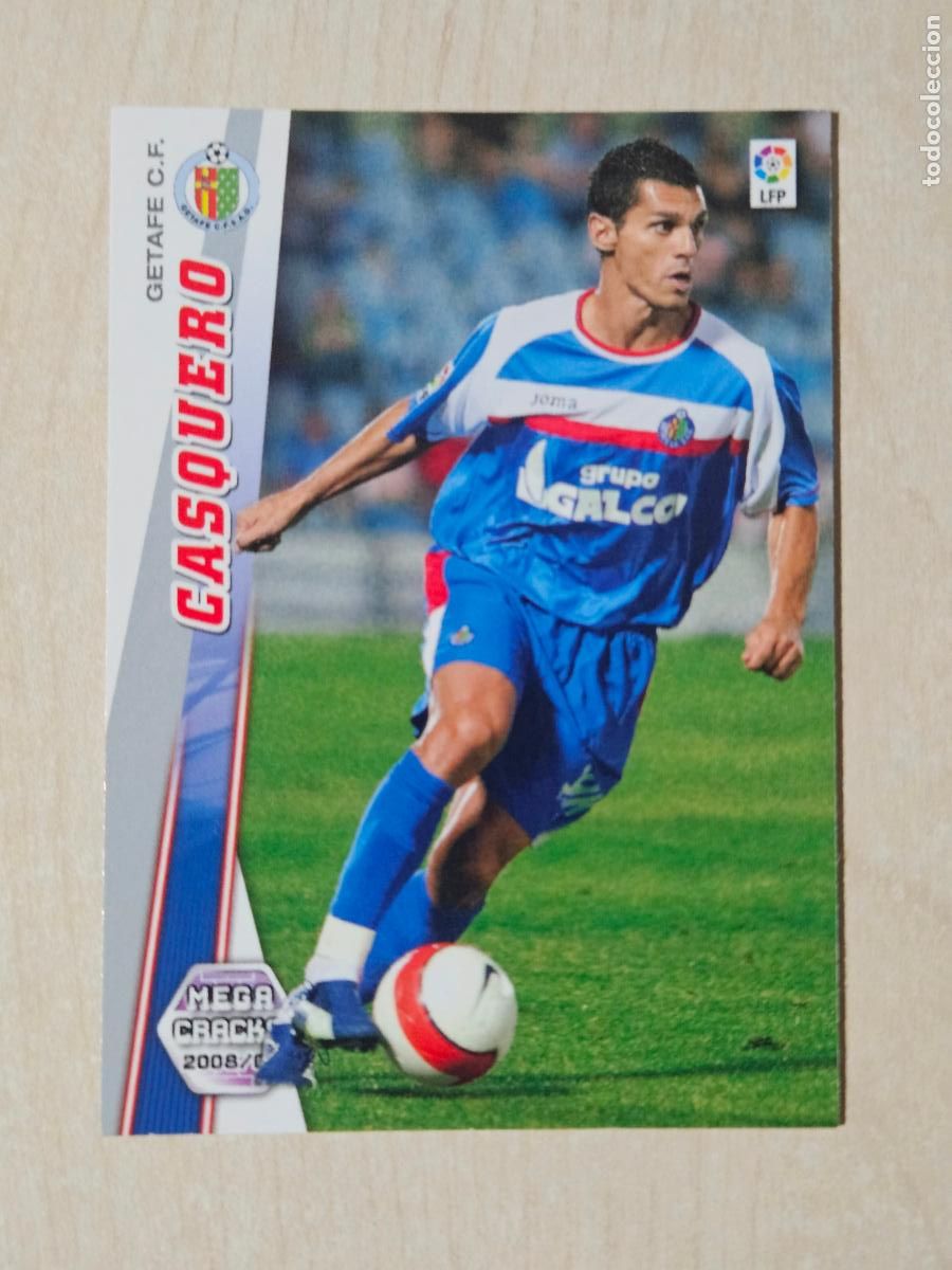 Football Stickers: CROMO N&ordm; 139 CASQUERO - MEGACRACKS 2008 09 - GETAFE