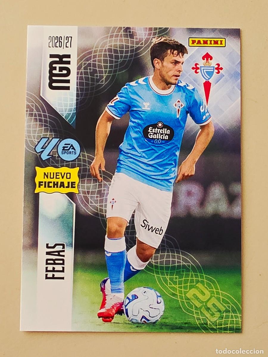 Football Stickers: 483 Aleix Febas, RC Celta de Vigo, Nuevo Fichaje, Panini Megacracks MGK 2026 2027 26 27