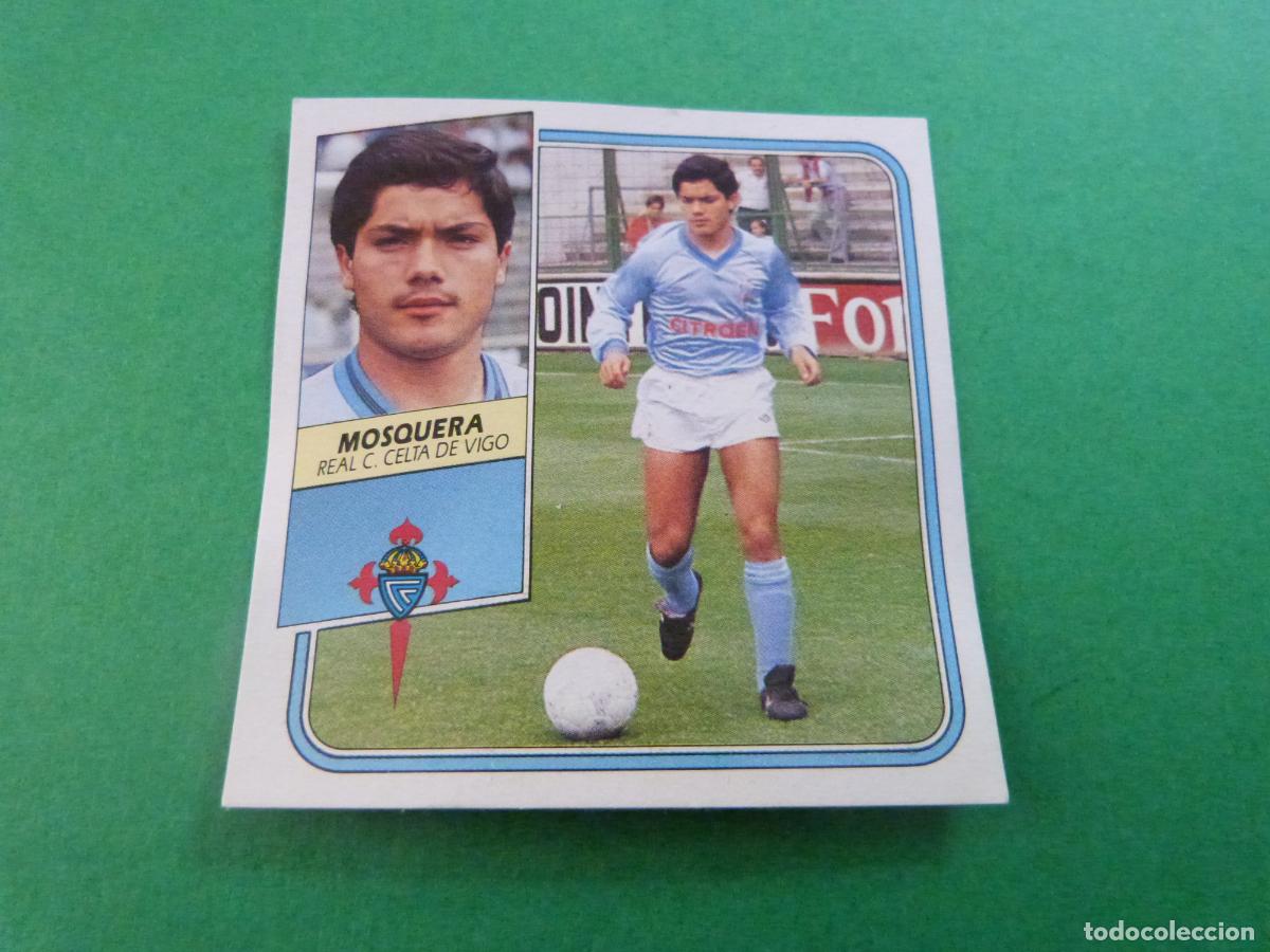 Football Stickers: CROMO FUTBOL MOSQUERA CELTA DE VIGO DESPEGADO LIGA ESTE 89-90