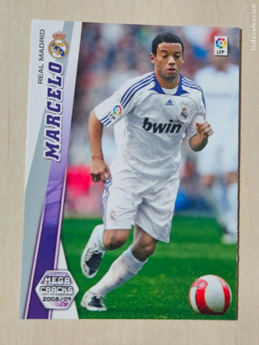 Football Stickers: CROMO N&ordm; 152 MARCELO - MEGACRACKS 2008 09 - REAL MADRID