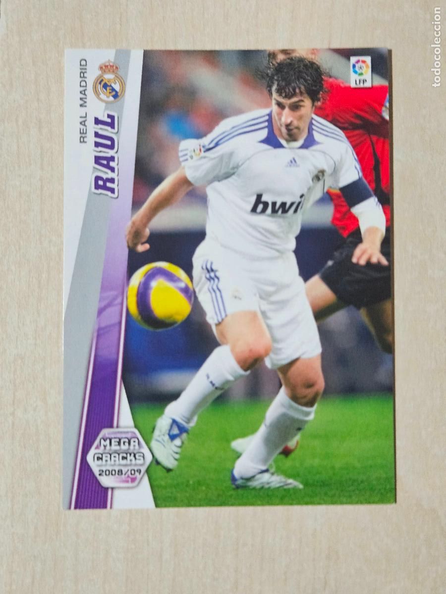 Cromos de f&uacute;tbol: CROMO N&ordm; 160 RAUL - MEGACRACKS 2008 09 - REAL MADRID