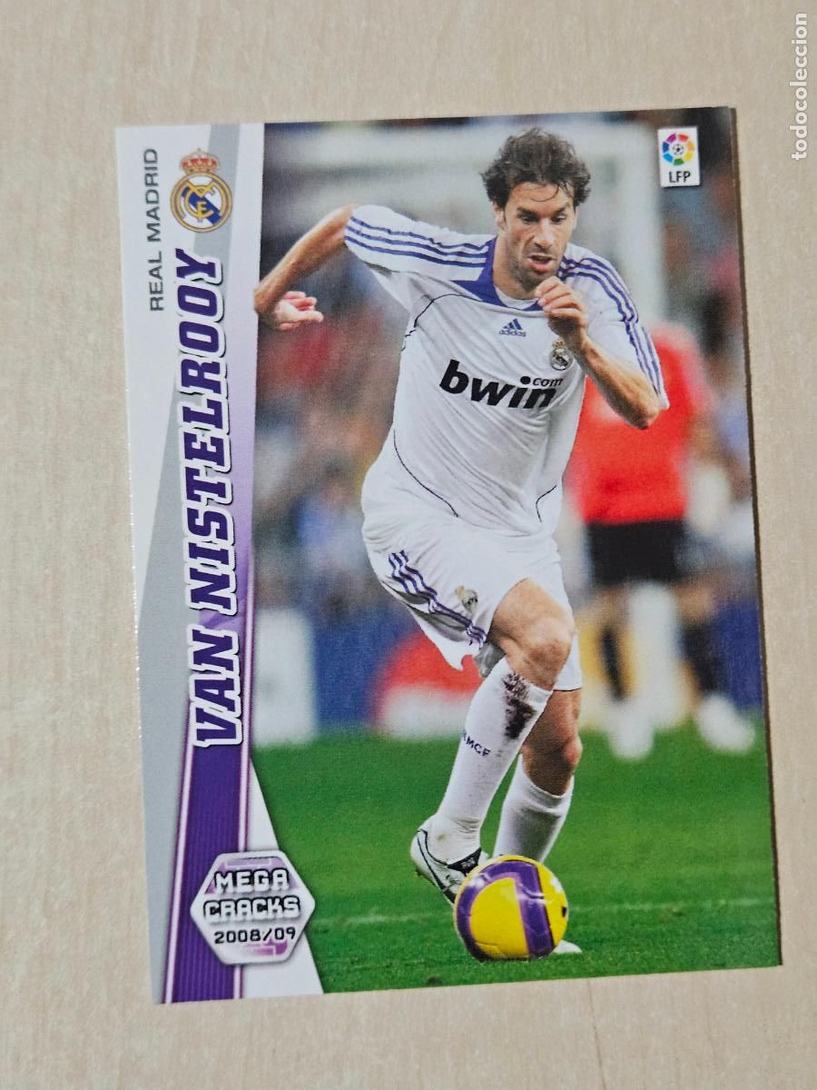 Football Stickers: CROMO N&ordm; 162 VAN NISTELROOY - MEGACRACKS 2008 09 - REAL MADRID