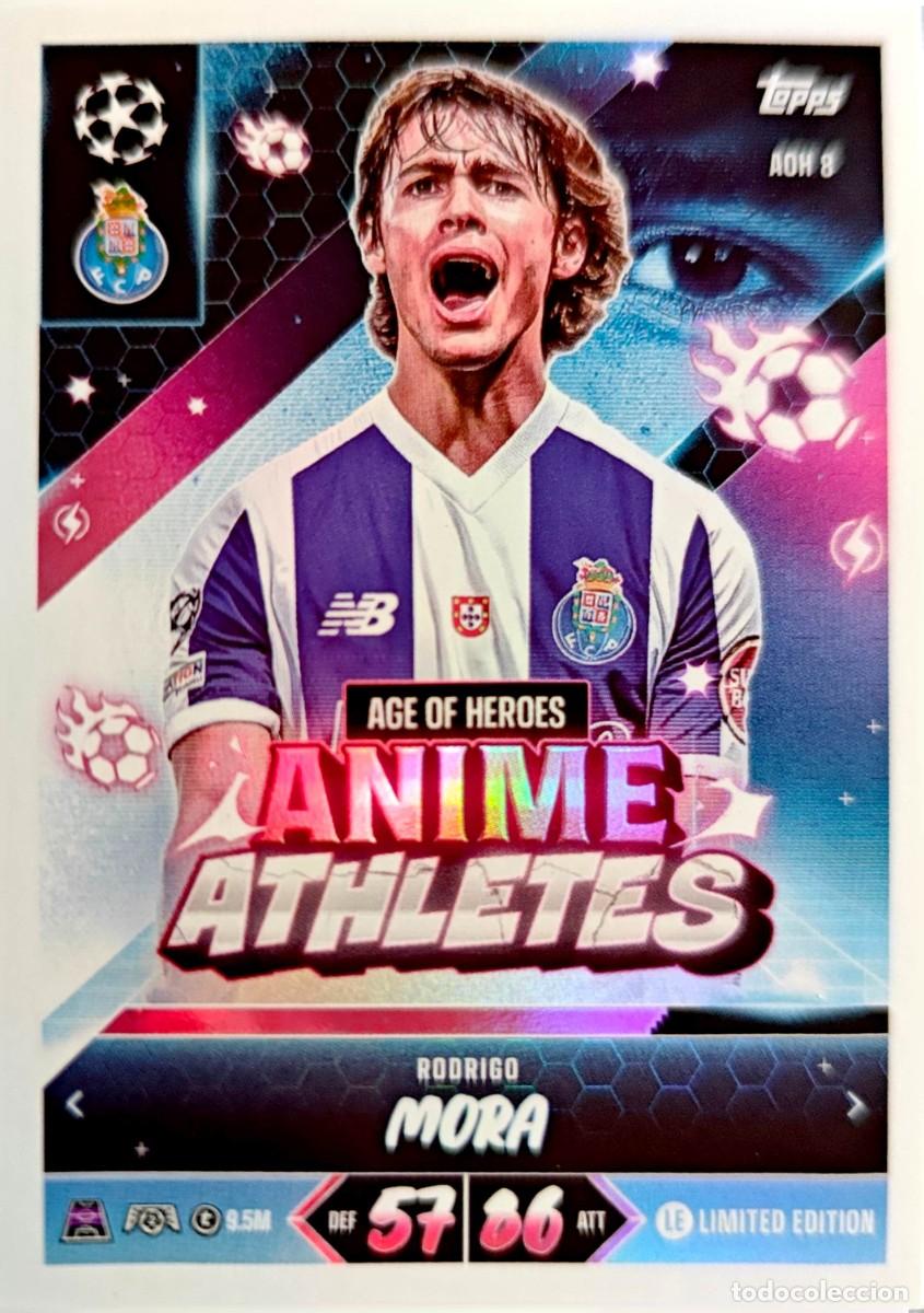 Football Stickers: AOH 8 Rodrigo Mora - FC Porto - ANIME ATHLETES LIMITED EDITION - TOPPS Match Attax 2026 2027 26 27