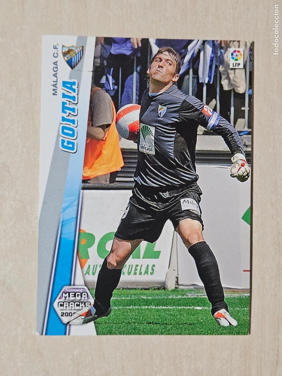 Football Stickers: CROMO N&ordm; 164 GOITIA - MEGACRACKS 2008 09 - MALAGA