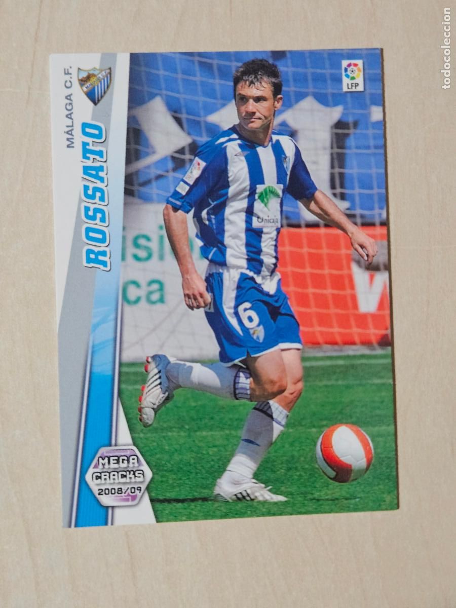 Football Stickers: CROMO N&ordm; 168 ROSSATO - MEGACRACKS 2008 09 - MALAGA
