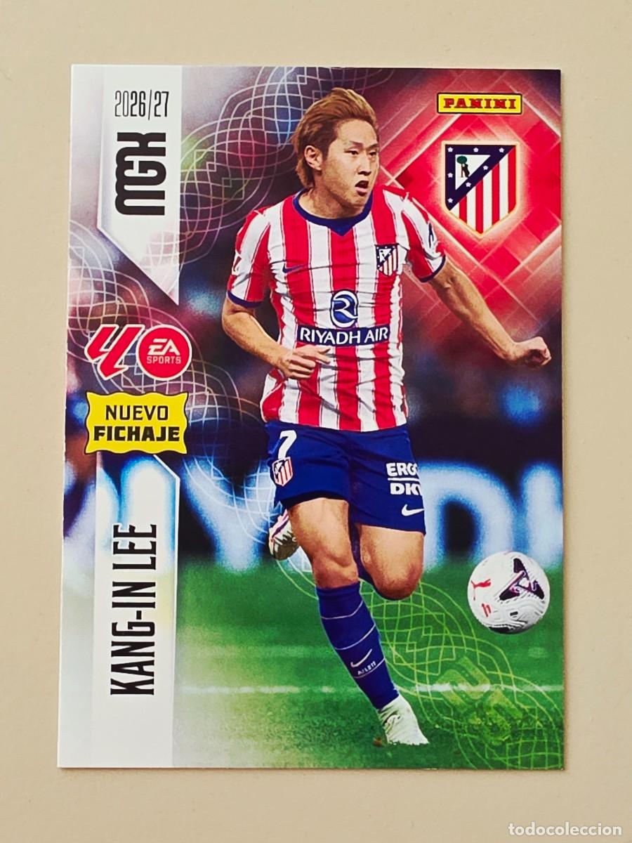 Football Stickers: 486 Kang-In Lee, Atl&eacute;tico de Madrid, Nuevo Fichaje, Panini Megacracks MGK 2026 2027 26 27