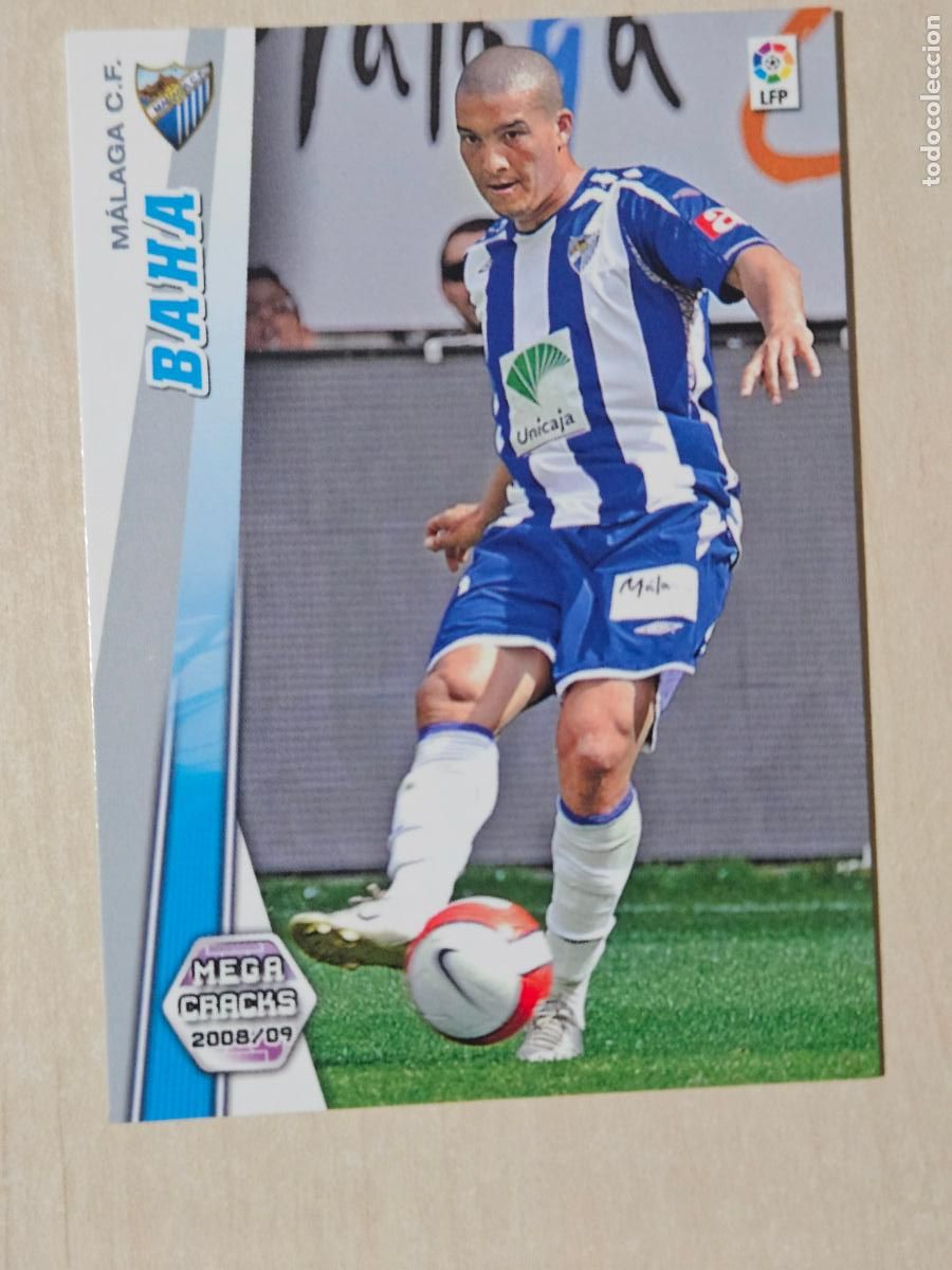 Fu&szlig;ball-Sticker: CROMO N&ordm; 179 BAHA - MEGACRACKS 2008 09 - MALAGA