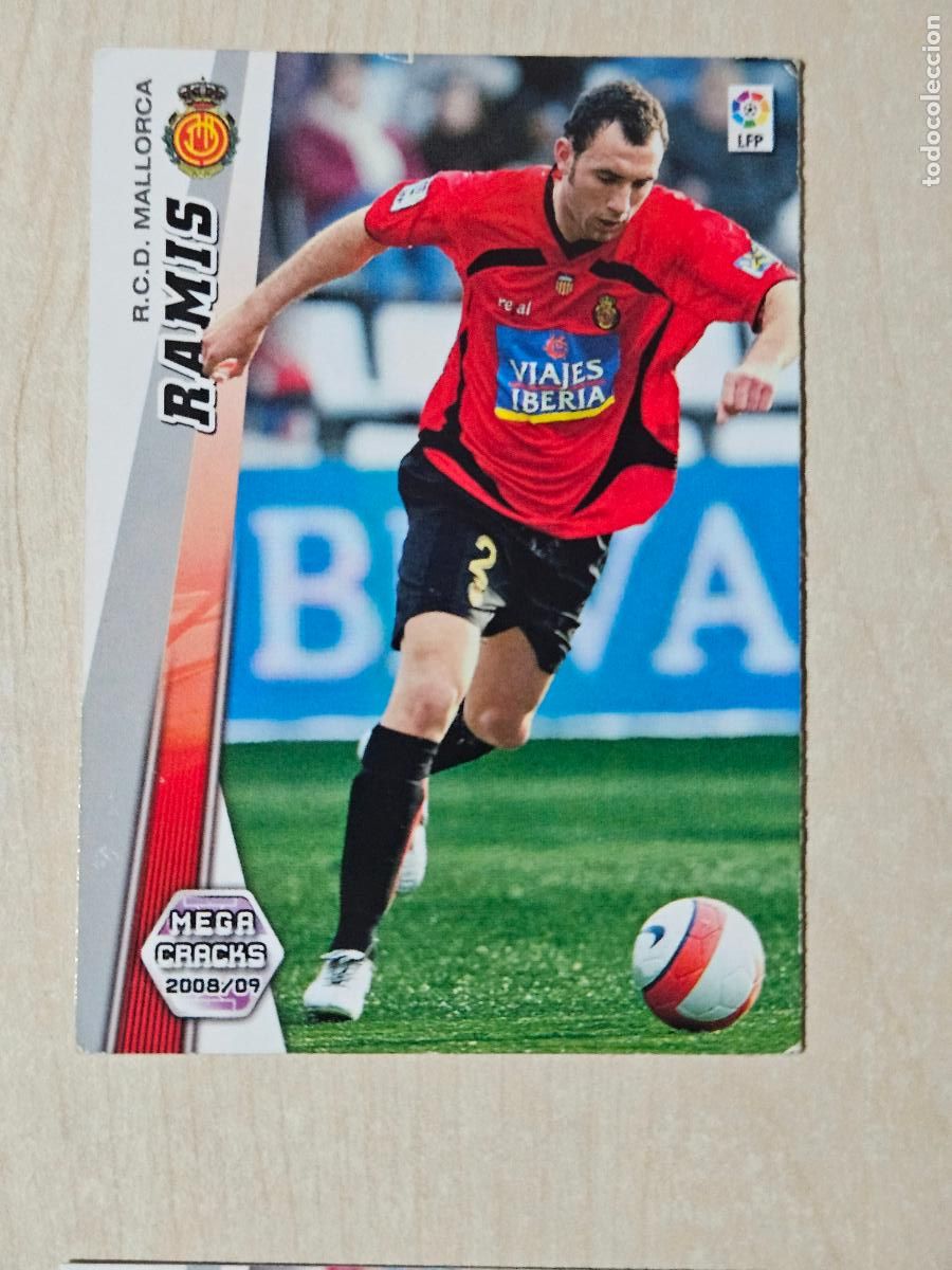 Fu&szlig;ball-Sticker: CROMO N&ordm; 185 RAMIS - MEGACRACKS 2008 09 - MALLORCA