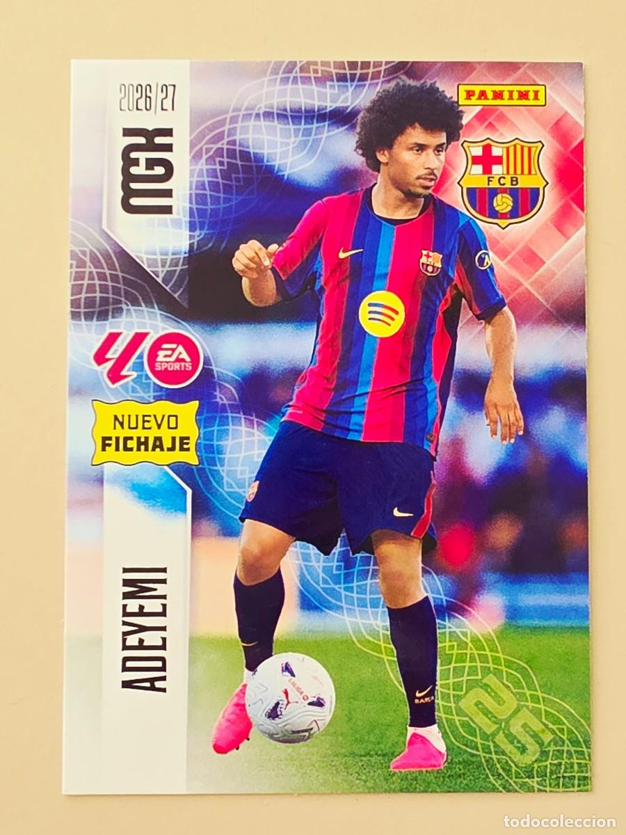 Cartes &agrave; collectionner de Football: 489 Karim Adeyemi, FC Barcelona, Nuevo Fichaje, Panini Megacracks MGK 2026 2027 26 27