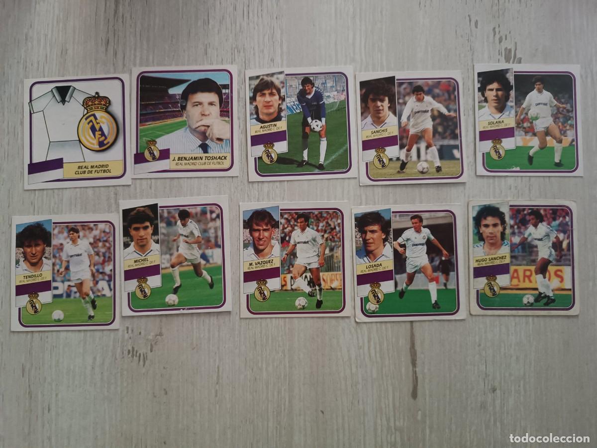 Cromos de Futebol: LOTE 10 CROMOS REAL MADRID LIGA ESTE 89 90. RECUPERADOS.