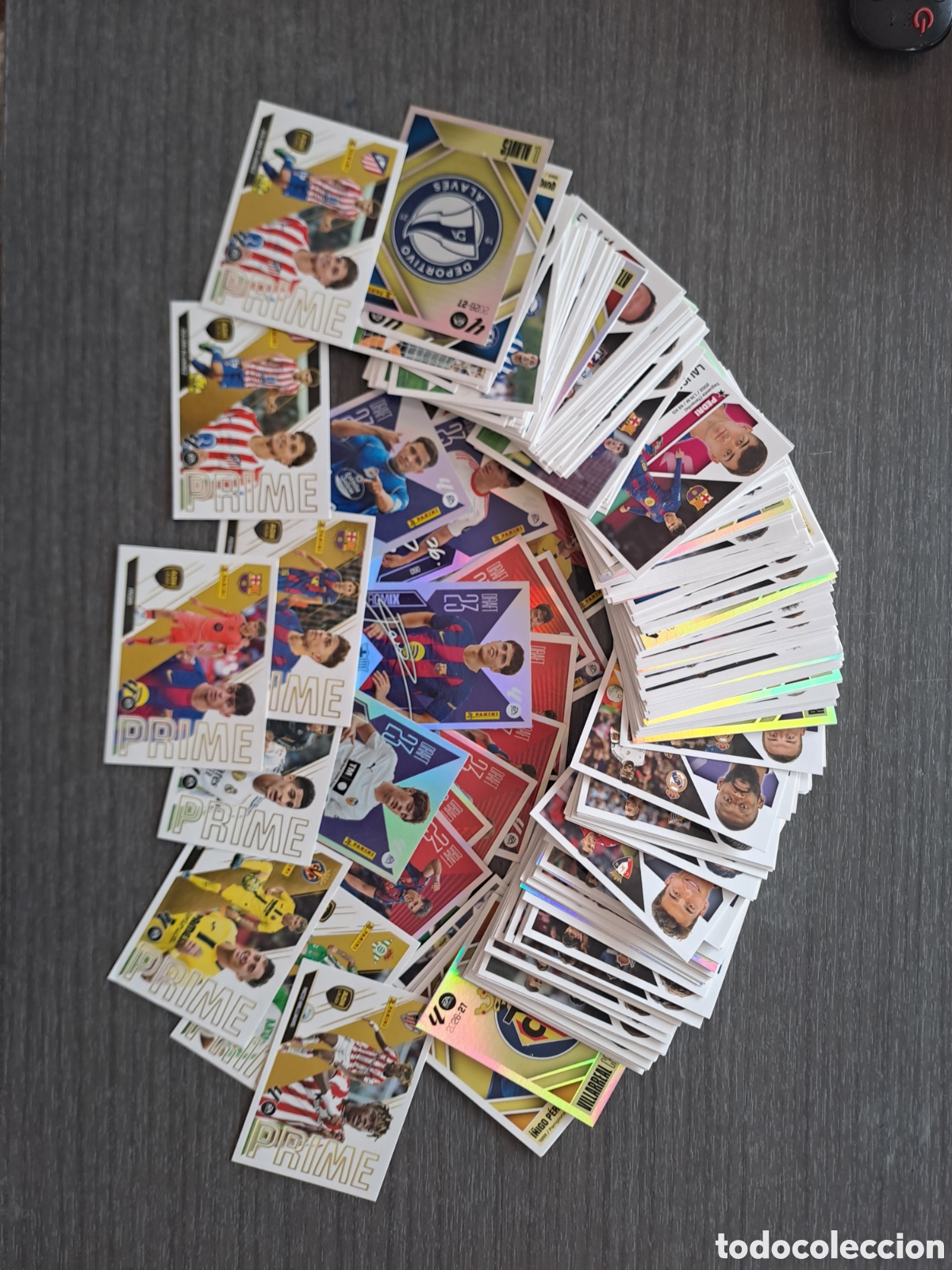 Figurine di Calcio: LOTE 322 CROMOS LIGA ESTE 26-27 DIFERENTES Lote de 322 cromos diferentes de la colecci&oacute;n Liga Este