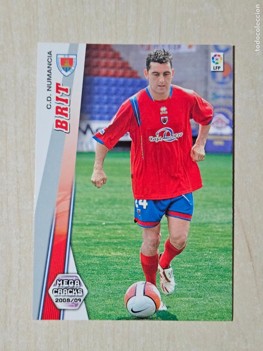 Cromos de Futebol: CROMO N&ordm; 214 BRIT - MEGACRACKS 2008 09 - NUMANCIA