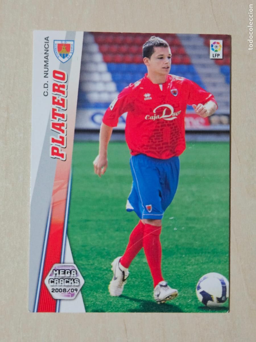Cromos de Futebol: CROMO N&ordm; 216 PLATERO - MEGACRACKS 2008 09 - NUMANCIA
