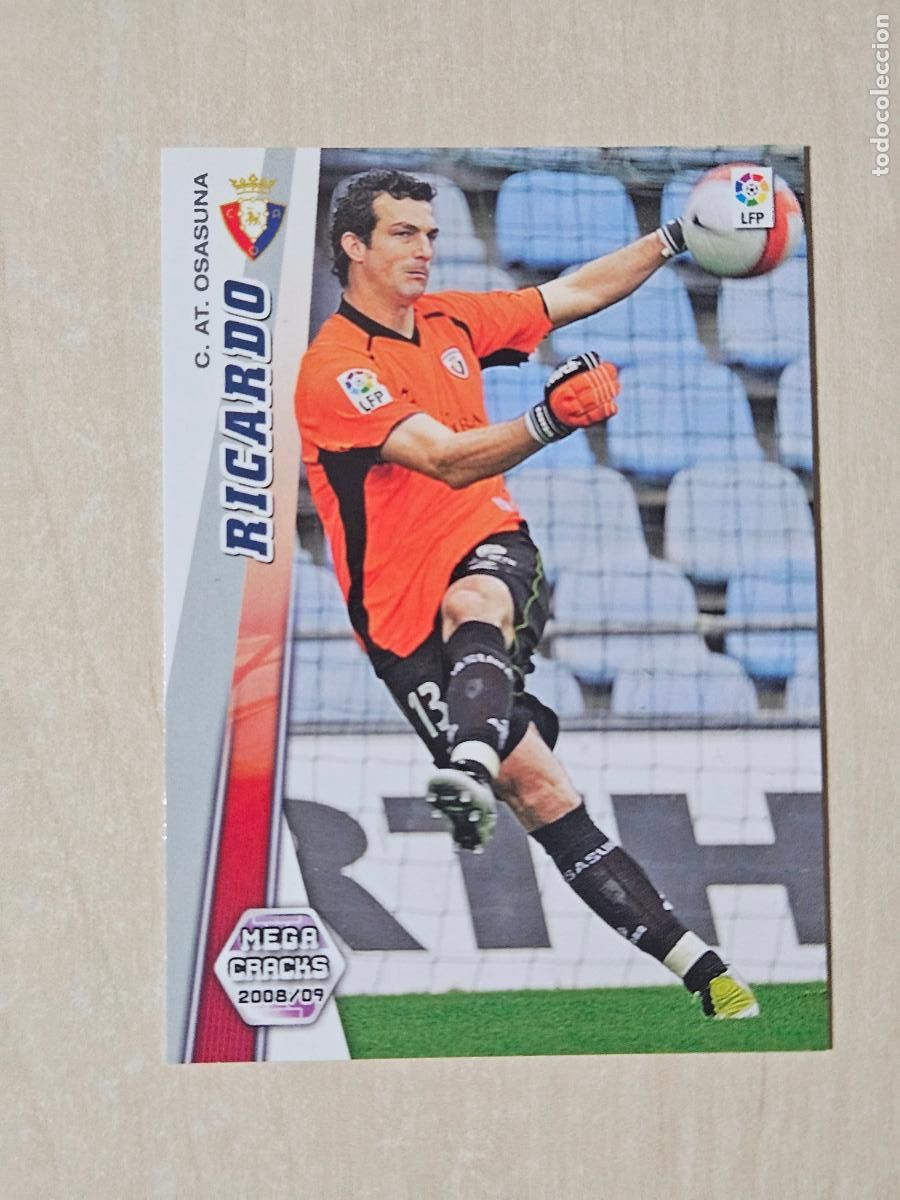 Cromos de Futebol: CROMO N&ordm; 218 RICARDO - MEGACRACKS 2008 09 - OSASUNA