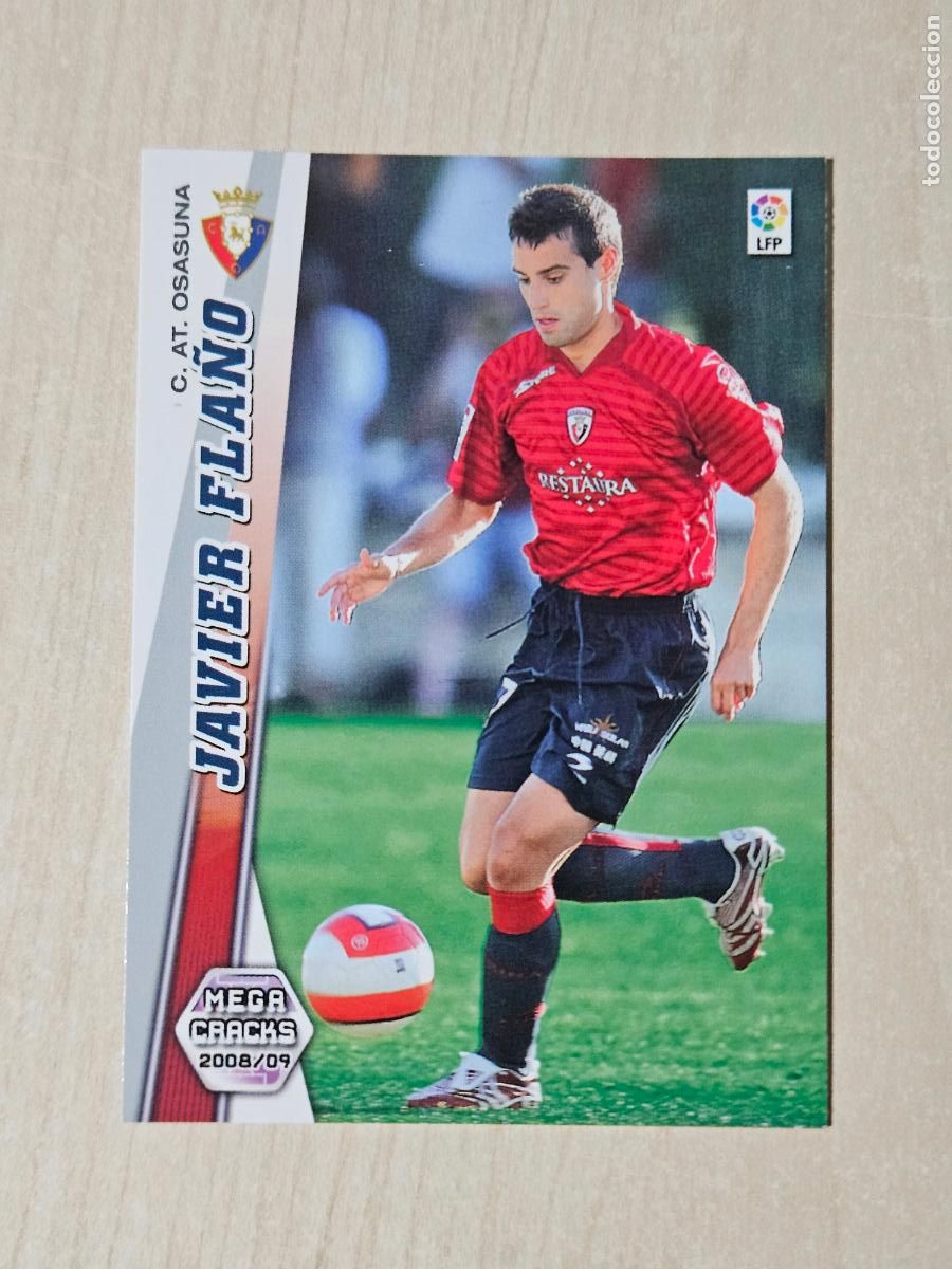 Cromos de Futebol: CROMO N&ordm; 220 JAVIER FLA&Ntilde;O - MEGACRACKS 2008 09 - OSASUNA