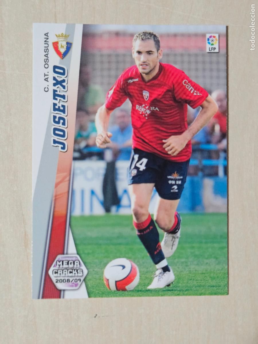 Cromos de Futebol: CROMO N&ordm; 223 JOSETXO - MEGACRACKS 2008 09 - OSASUNA