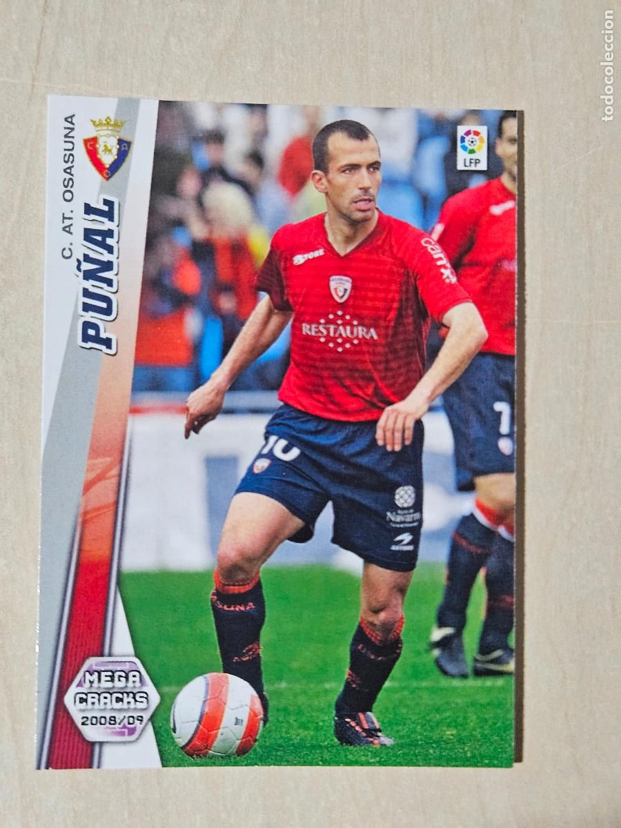 Cromos de Futebol: CROMO N&ordm; 226 PU&Ntilde;AL - MEGACRACKS 2008 09 - OSASUNA