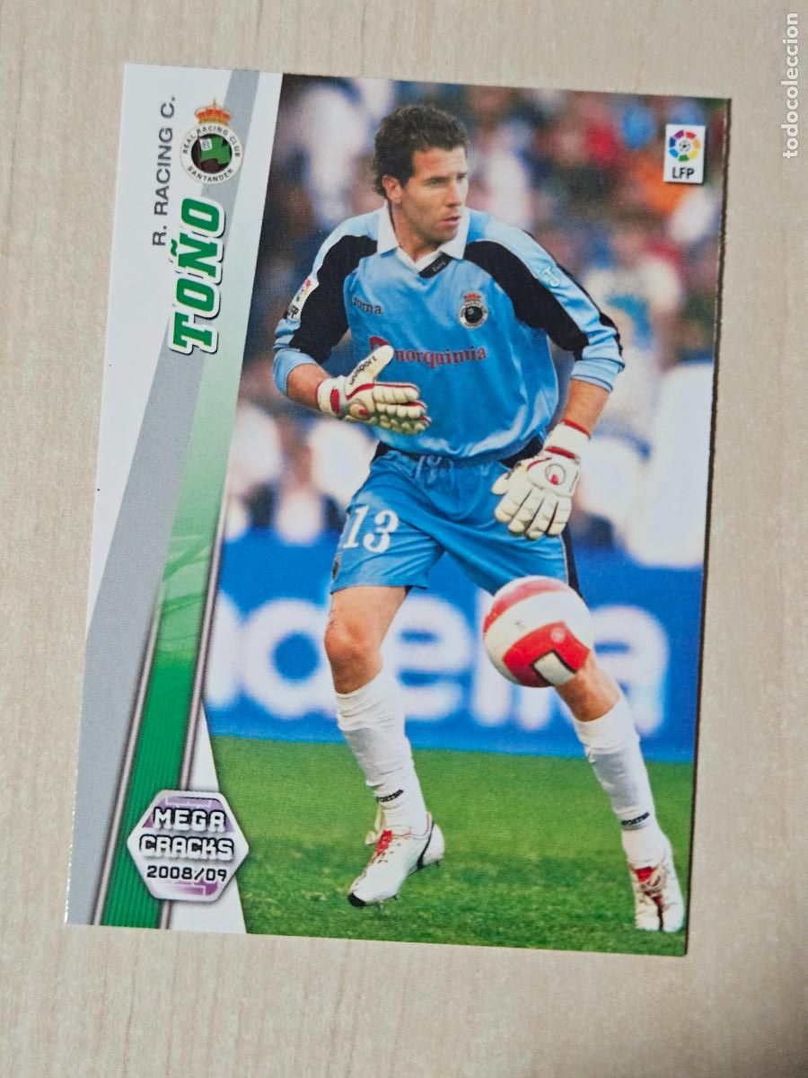 Cromos de Futebol: CROMO N&ordm; 236 TO&Ntilde;O - MEGACRACKS 2008 09 - RACING DE SANTANDER