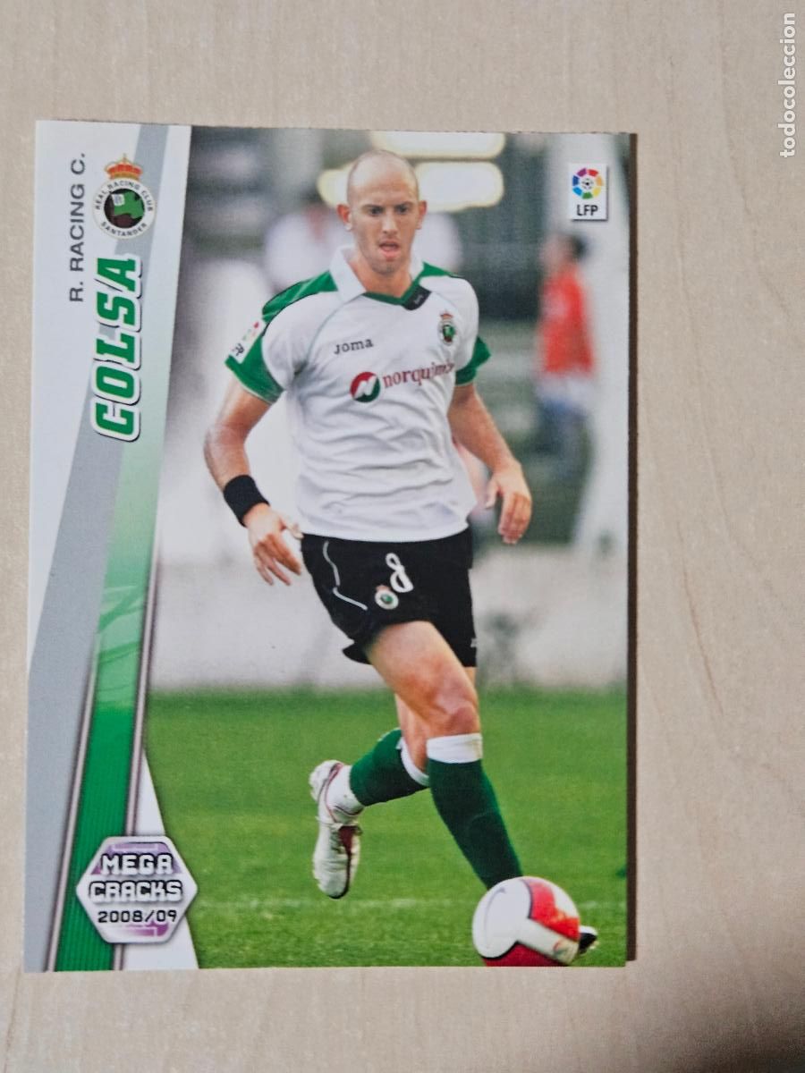 Cromos de Futebol: CROMO N&ordm; 244 COLSA - MEGACRACKS 2008 09 - RACING DE SANTANDER