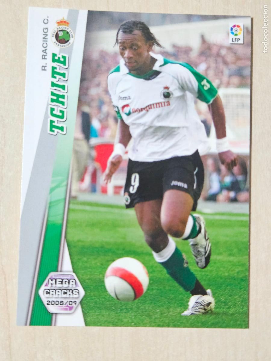 Cromos de Futebol: CROMO N&ordm; 250 TCHITE - MEGACRACKS 2008 09 - RACING DE SANTANDER