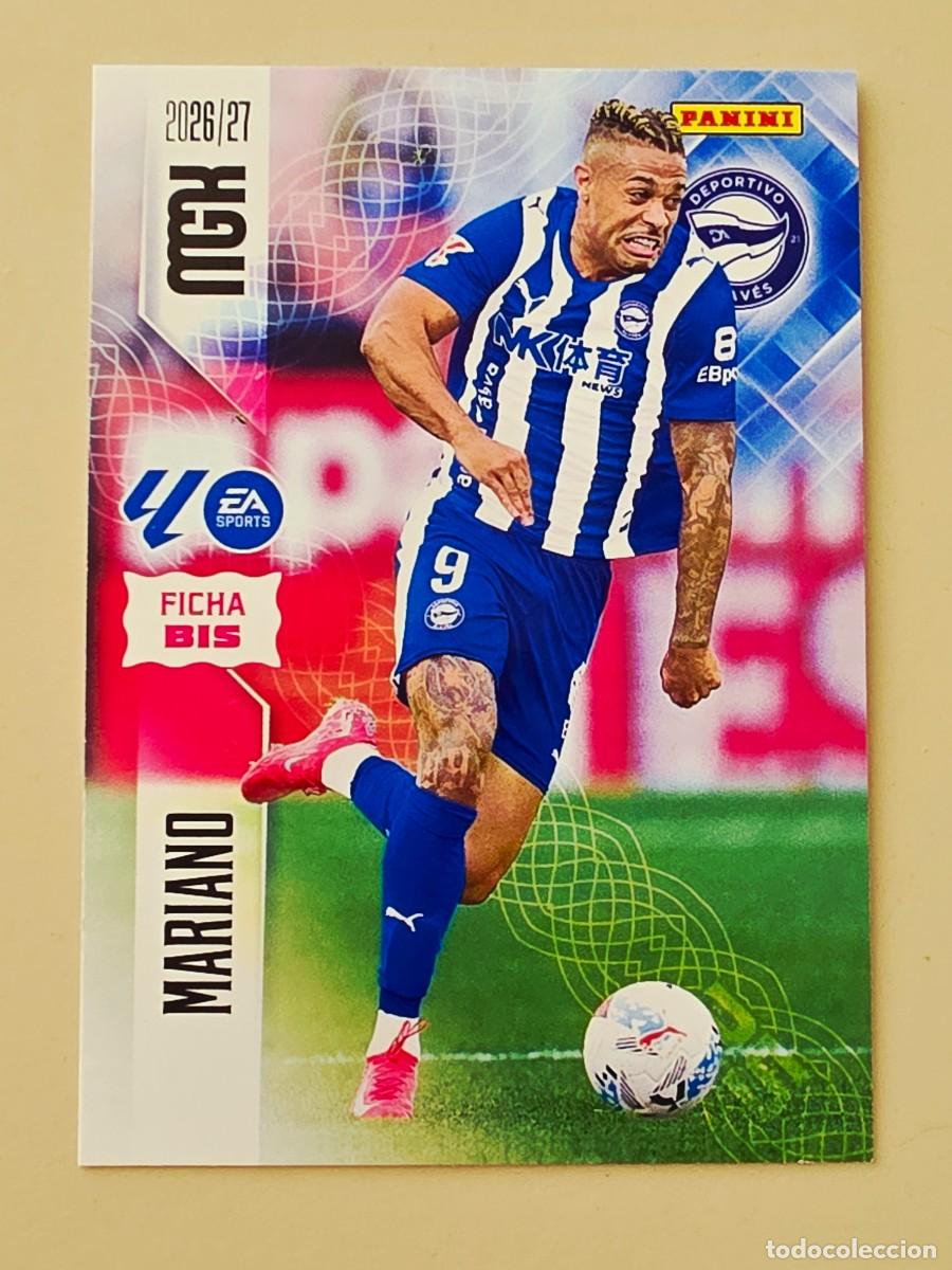 Football Stickers: 34 BIS Mariano D&iacute;az, Deportivo Alav&eacute;s, Nueva Ficha BIS, Panini Megacracks MGK 2026 2027 26 27