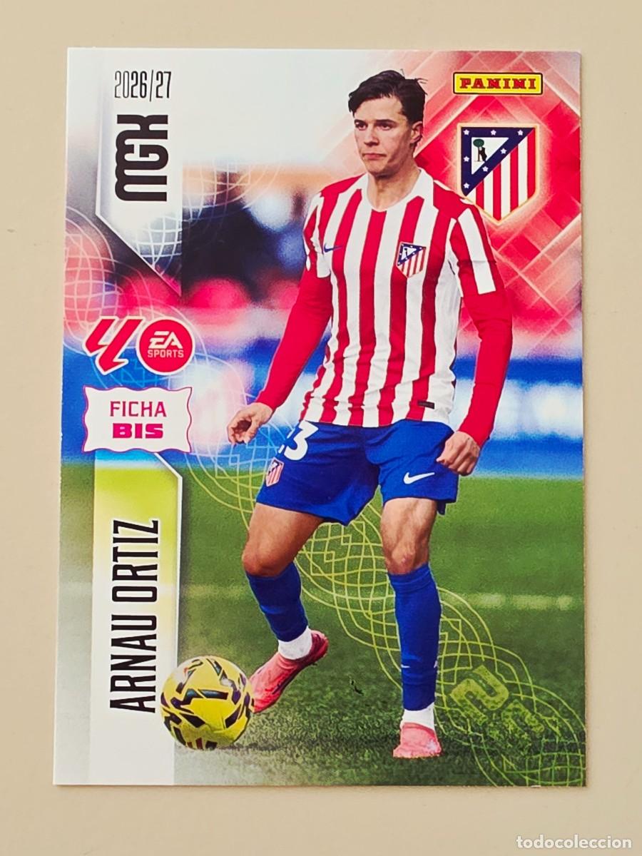 Football Stickers: 68 BIS Arnau Ortiz, Atl&eacute;tico de Madrid, Nueva Ficha BIS, Panini Megacracks MGK 2026 2027 26 27