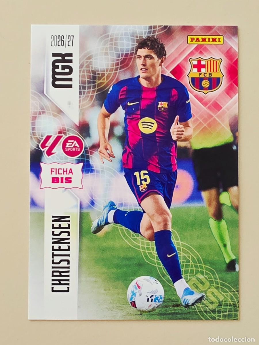 Football Stickers: 80 BIS Andreas Christensen, FC Barcelona, Nueva Ficha BIS, Panini Megacracks MGK 2026 2027 26 27