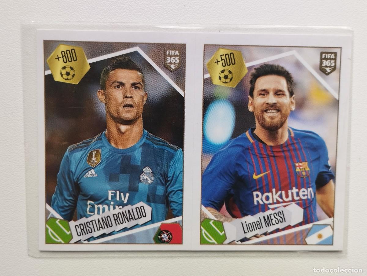 Cromos de f&uacute;tbol: CROMO STICKER FIFA 365 2017 2018 17 18 EDICION PANINI ARGENTINA CRISTIANO RONALDO MESSI 501