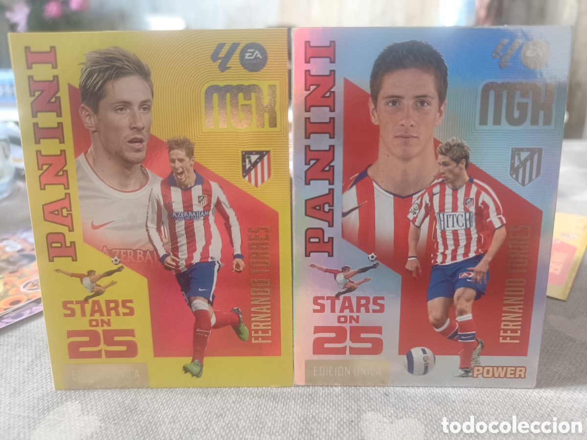 Cromos de f&uacute;tbol: MEGACRACKS 26 27 STARS on 25 y STARS on 25 FERNANDO TORRES