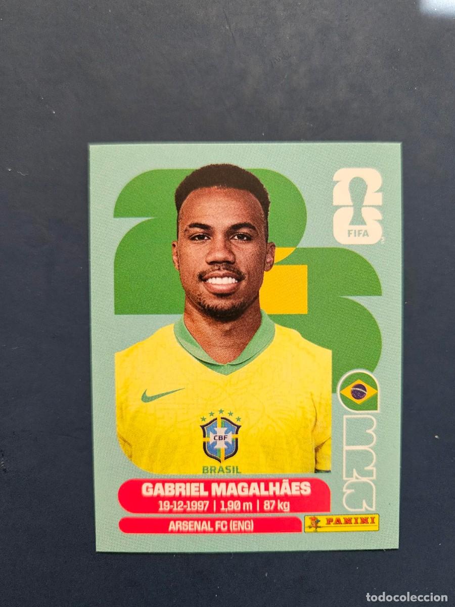 Cartes &agrave; collectionner de Football: BRA 6 GABRIEL MAGALHAES BRASIL FIFA WORLD CUP MUNDIAL 26 2026 SIN PEGAR NUNCA PEGADO