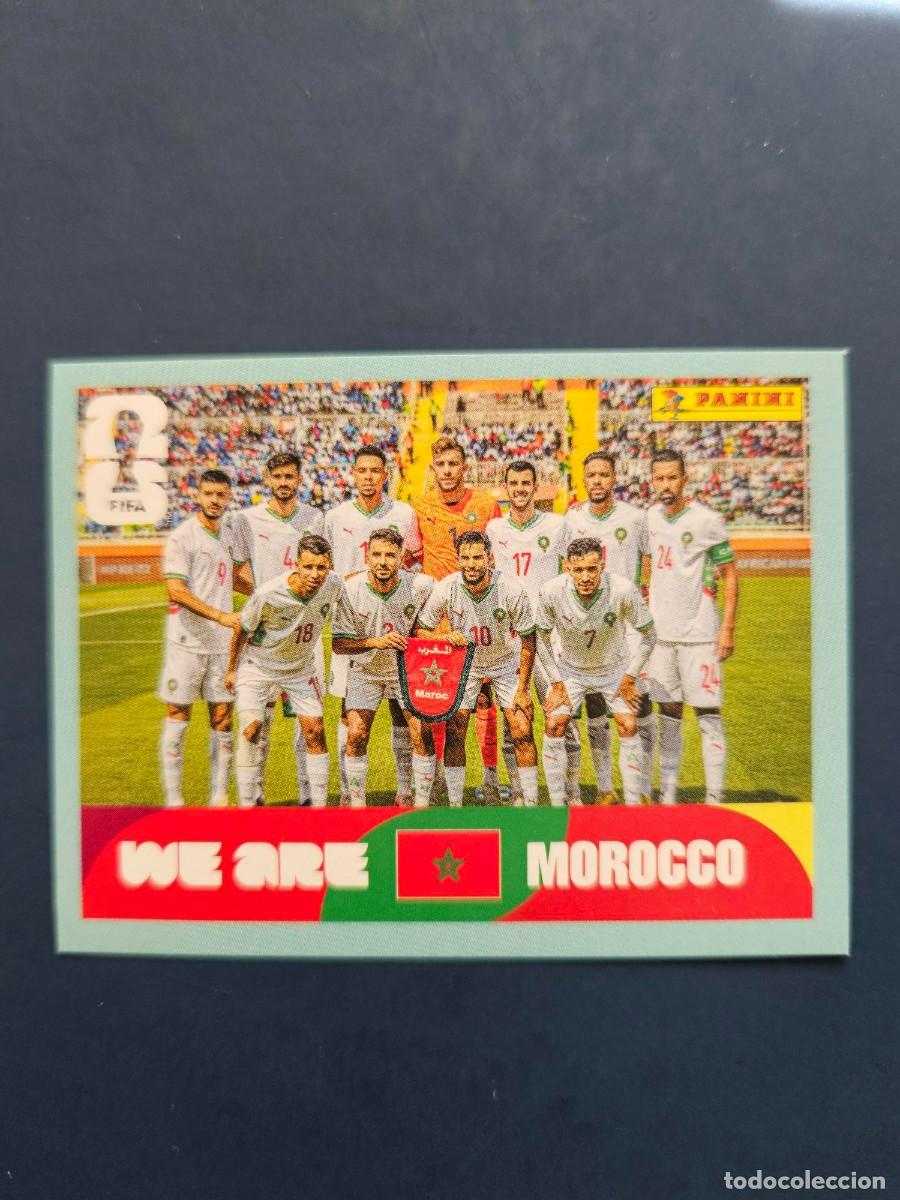 Fu&szlig;ball-Sticker: MAR 13 ALINEACION MARRUECOS FIFA WORLD CUP MUNDIAL 26 2026 SIN PEGAR NUNCA PEGADO